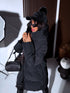 Extended jacket "Mākonis" - black